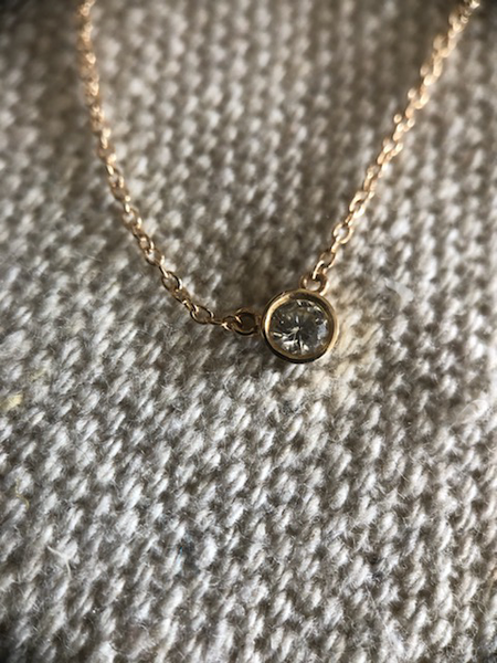 "The Brooke" Perfect Diamond Solitaire Necklace