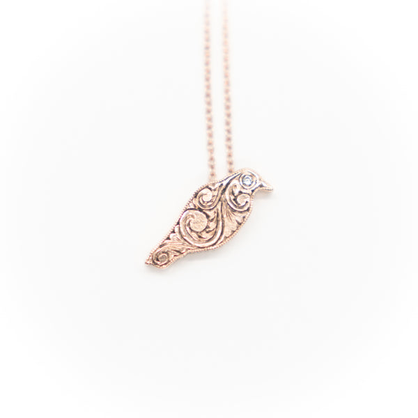 Pretty Bird 14k Necklace