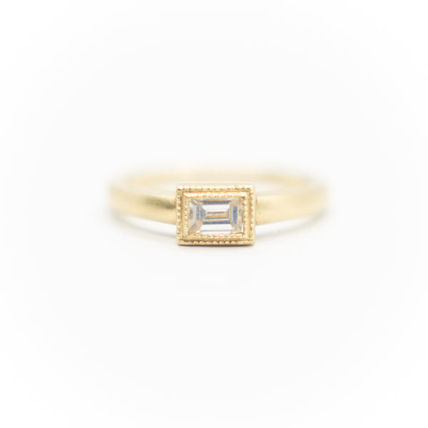 Emerald Cut Solitaire Ring
