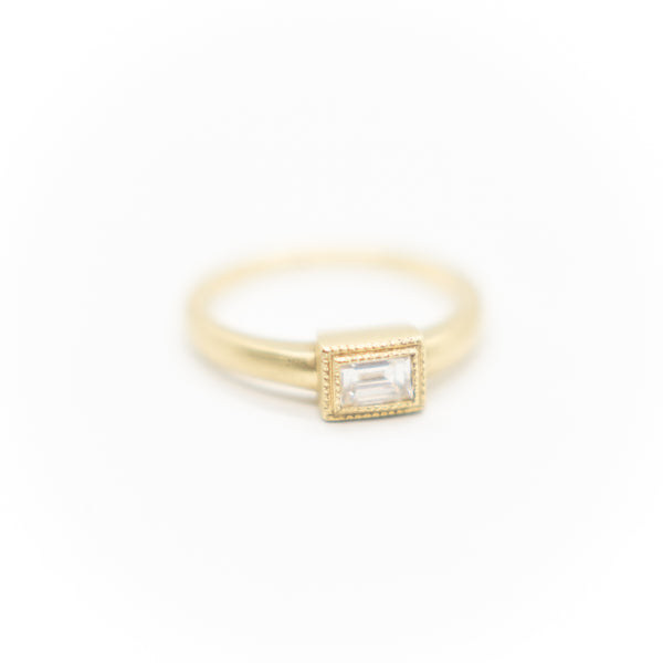 Emerald Cut Solitaire Ring