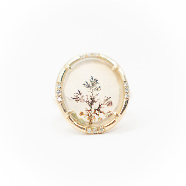 Dendritic Agate Ring
