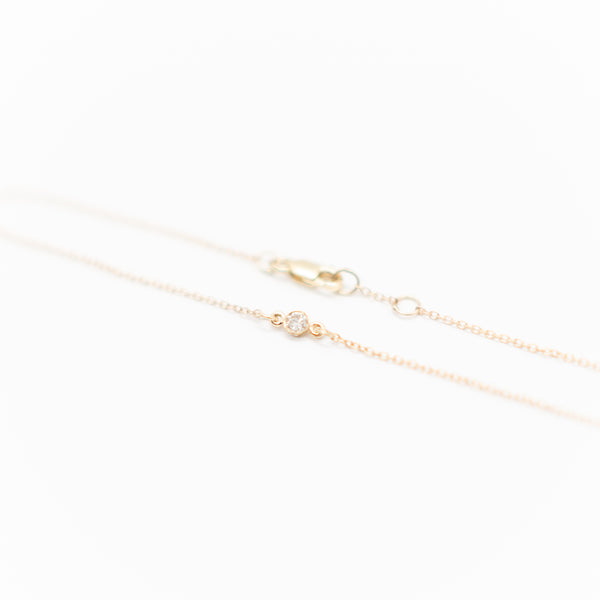 Delicate Solitaire Diamond Bracelet