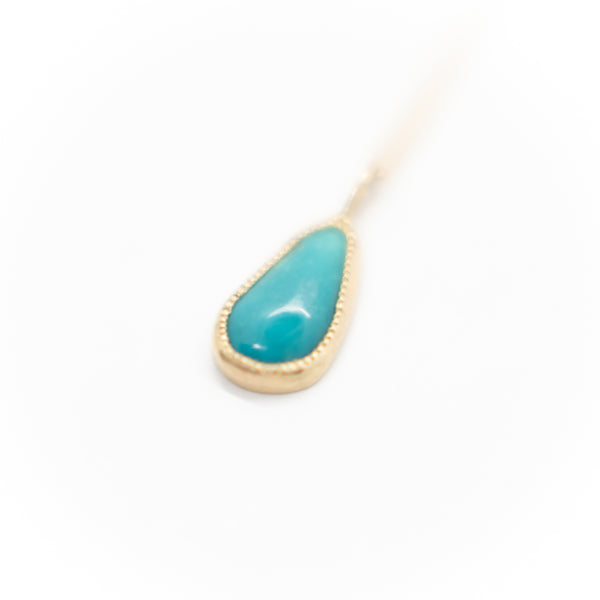 Turquoise Nugget Pendant Necklace