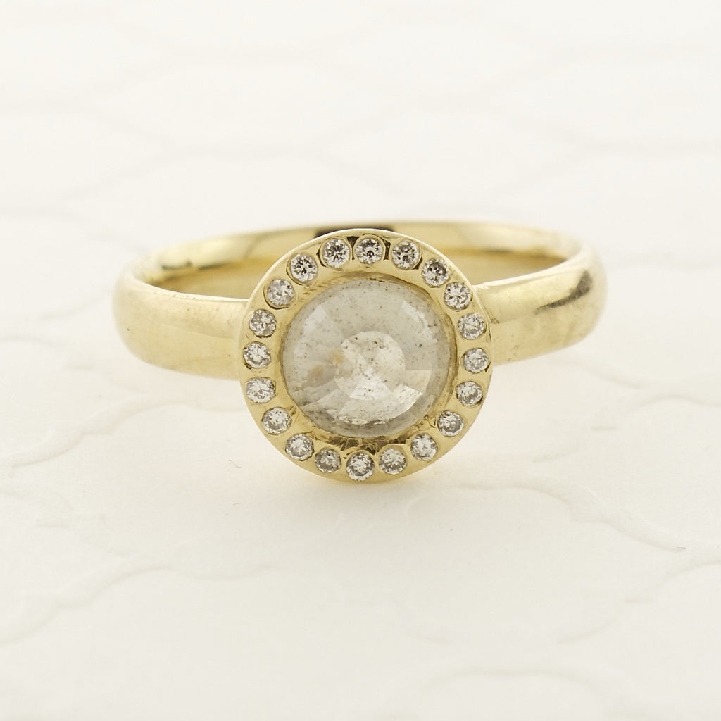 Milky white diamond sale
