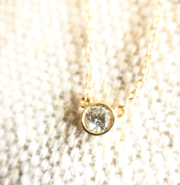 "The Brooke" Perfect Diamond Solitaire Necklace